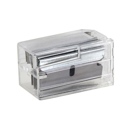 Warner 10 Single Edge Razor Blades in Dispenser, .009" 34129